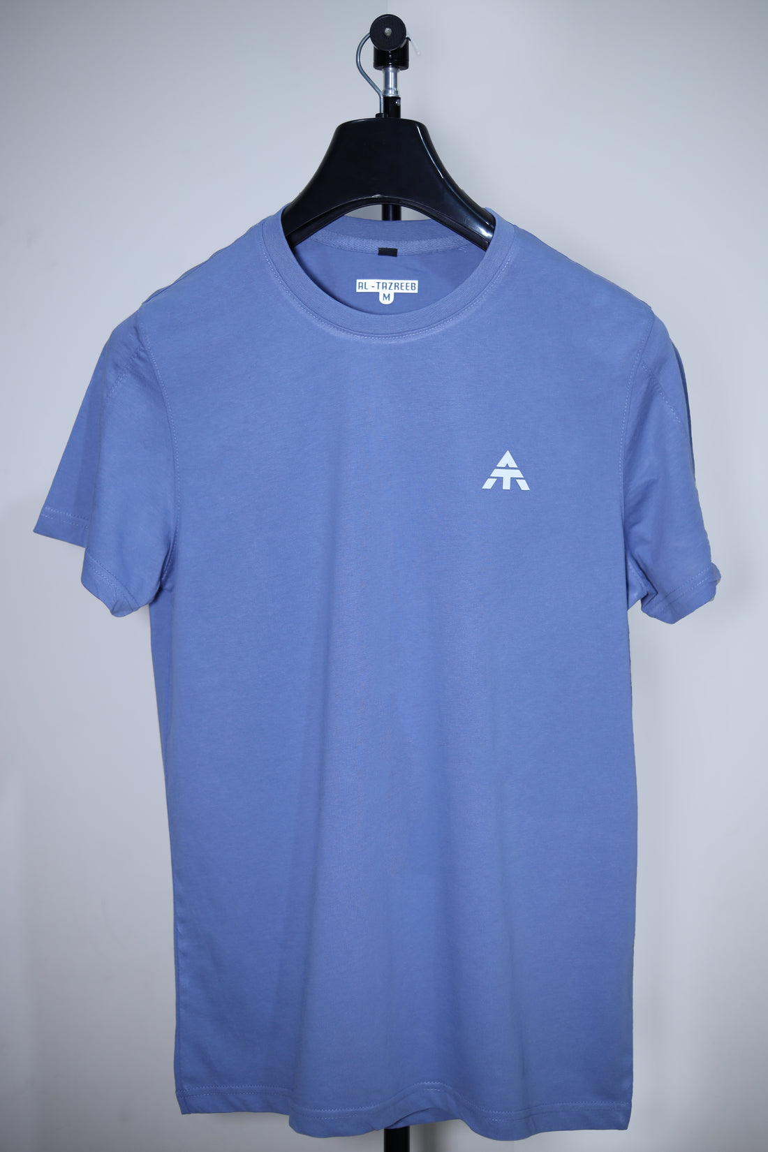 Crew Neck-Glacial Blue